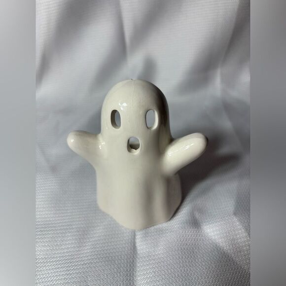 3 Halloween Tealight Candle Holders Jack-o-Lantern, Ghost, & Black Cat EPC - Picture 5 of 8